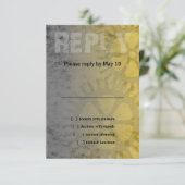 バー（ユダヤ教の）バル・ミツバー産業グランジRSVP 出欠カード (スタンド正面)