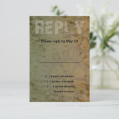 バー（ユダヤ教の）バル・ミツバー産業グランジRSVP 出欠カード (スタンド正面)