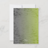 バー（ユダヤ教の）バル・ミツバー産業グランジRSVP 出欠カード (裏面)