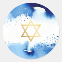 バー（ユダヤ教の）バル・ミツバー金ゴールド頭が切れる星ダークブルー