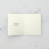 バー(ユダヤ教の)バル・ミツバー青いダビデの星は感謝していしています サンキューカード (内部)