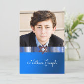 バー（ユダヤ教の）バル・ミツバー、デビッドのスターパーソナライズされた。 招待状 (スタンド正面)