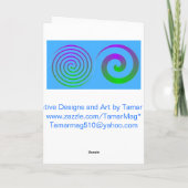 バー・（ユダヤ教の）バル・ミツバー・パープル・ユダヤ人スター・オブ・デイビッド カード (裏面)