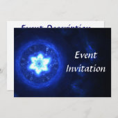 バー(ユダヤ教の)バル・ミツバー – ブライトスター 招待状 (正面/裏面)