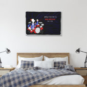 バー（ユダヤ教の）バル・ミツバー（ユダヤ教の）バル・ミツバーサインインボード キャンバスプリント (インサイチュ (寝室))