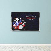 バー（ユダヤ教の）バル・ミツバー（ユダヤ教の）バル・ミツバーサインインボード キャンバスプリント (インサイチュ (ウッドフロア))