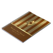 バー(ユダヤ教の)バル・ミツバーRSVPトラッカーノートブック/ゲストブック ノートブック (左側)