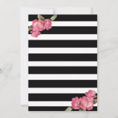 バー&ランジェリーブライダルシャワーの招待状を保管 招待状 (裏面)