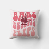 バー、梁、フリップ – 体操ホームインスパイア クッション (裏面)