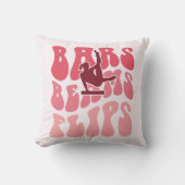 バー、梁、フリップ – 体操ホームインスパイア クッション (正面)