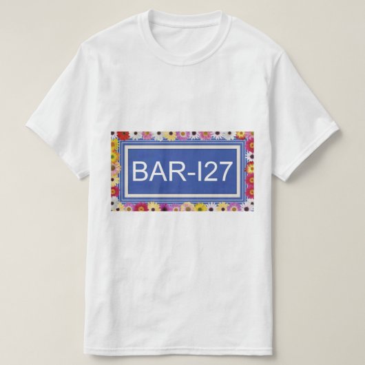 バー-127 Tシャツ (デザイン正面)