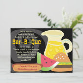 バー-B-ケサマーパーティの招待状 招待状 (スタンド正面)