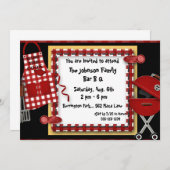 バーB qピクニックパーティの招待状発表 招待状 (正面/裏面)