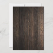 バーbbqの招待に貯蔵して下さい 招待状 (裏面)