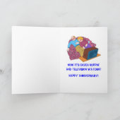 バーHoppin -記念日 カード (内部)