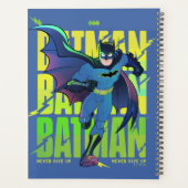 バ与えットマンのグラフィックランニングを表示しない プランナー手帳 (裏面)