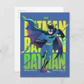 バ与えットマンのグラフィックランニングを表示しない ポストカード (正面/裏面)