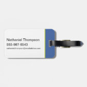 バ与えットマンのグラフィックランニングを表示しない ラゲッジタグ (裏面横)