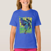 バ与えットマンのグラフィックランニングを表示しない Tシャツ (正面)