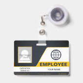 バ企業のッジ バッジ (Front with Retractable)