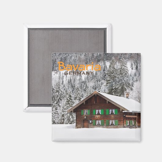 バ伝統的バリア文字磁石の木造の家 マグネット (正面/裏面)