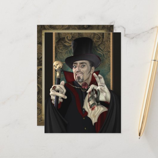 バ伝統的ンパイア ポストカード (正面/裏面インサイチュ)