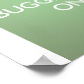 バ保グオン – キュウリ緑ポスター ポスター (角)