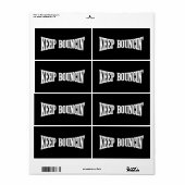 バ保ンシン ラベル (フルシート)