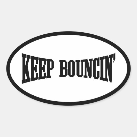 バ保ンシン 楕円形シール (正面)