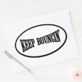 バ保ンシン 楕円形シール (封筒)