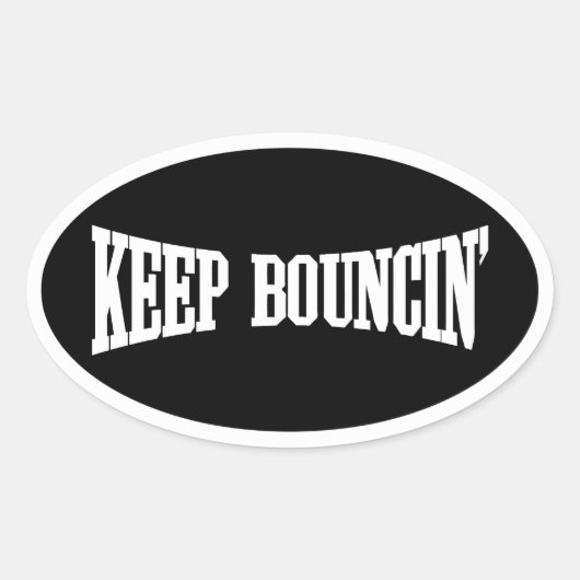 バ保ンシン 楕円形シール (正面)