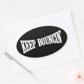 バ保ンシン 楕円形シール (封筒)