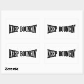 バ保ンシン 長方形シール (シート)