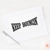 バ保ンシン 長方形シール (封筒)