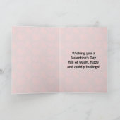 バ保ンタインの一日の挨拶 シーズンカード (内部)