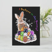 バ信じニーに!イースターバニーエッグ サンキューカード (スタンド正面)