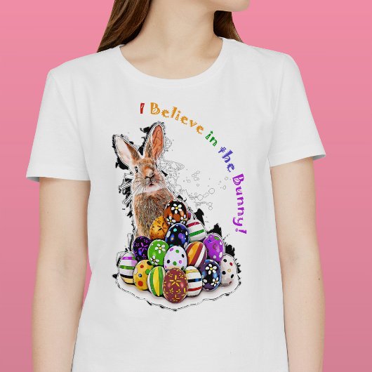 バ信じニーに！イースターバニーエッグ Tシャツ