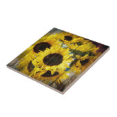 バ初期のンウッドウエスタンカントリーサンフラワーズ タイル (側面)