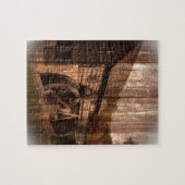 バ初期のンウッドファームハウスミル水車 ジグソーパズル (横)