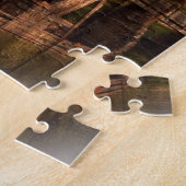 バ初期のンウッドファームハウスミル水車 ジグソーパズル (側面)