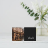 バ初期のンウッドファームハウスミル水車 名刺 (スタンド正面)