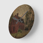 バ初期のーラップ地方の農家 ラウンド壁時計 (傾斜)
