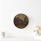 バ初期のーラップ地方の農家 ラウンド壁時計 (ホーム)