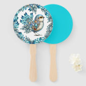 バ大切イきらきら光るズテーマ招待状 ハンドファン (正面&裏面)