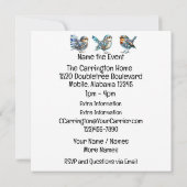 バ大切イきらきら光るズテーマ招待状 招待状 (裏面)