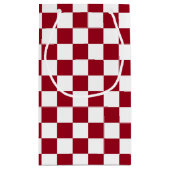 バ市松模様にルグンディと白 スモールペーパーバッグ (裏面)