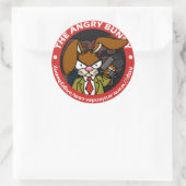 バ怒ニーステッカー1 ラウンドシール (バッグ)