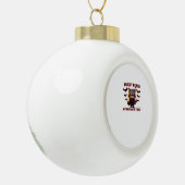 バ怒ンパイア猫クレイブハロウィーンの血 セラミックボールオーナメント (左)