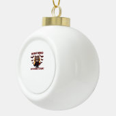 バ怒ンパイア猫クレイブハロウィーンの血 セラミックボールオーナメント (右)