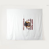 バ怒ンパイア猫クレイブハロウィーンの血 タペストリー (正面(横))